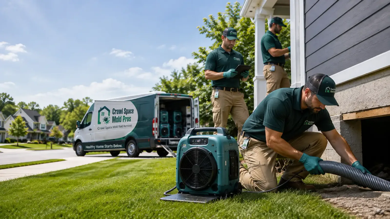 Crawl Space Mold Removal in Danvers, MN